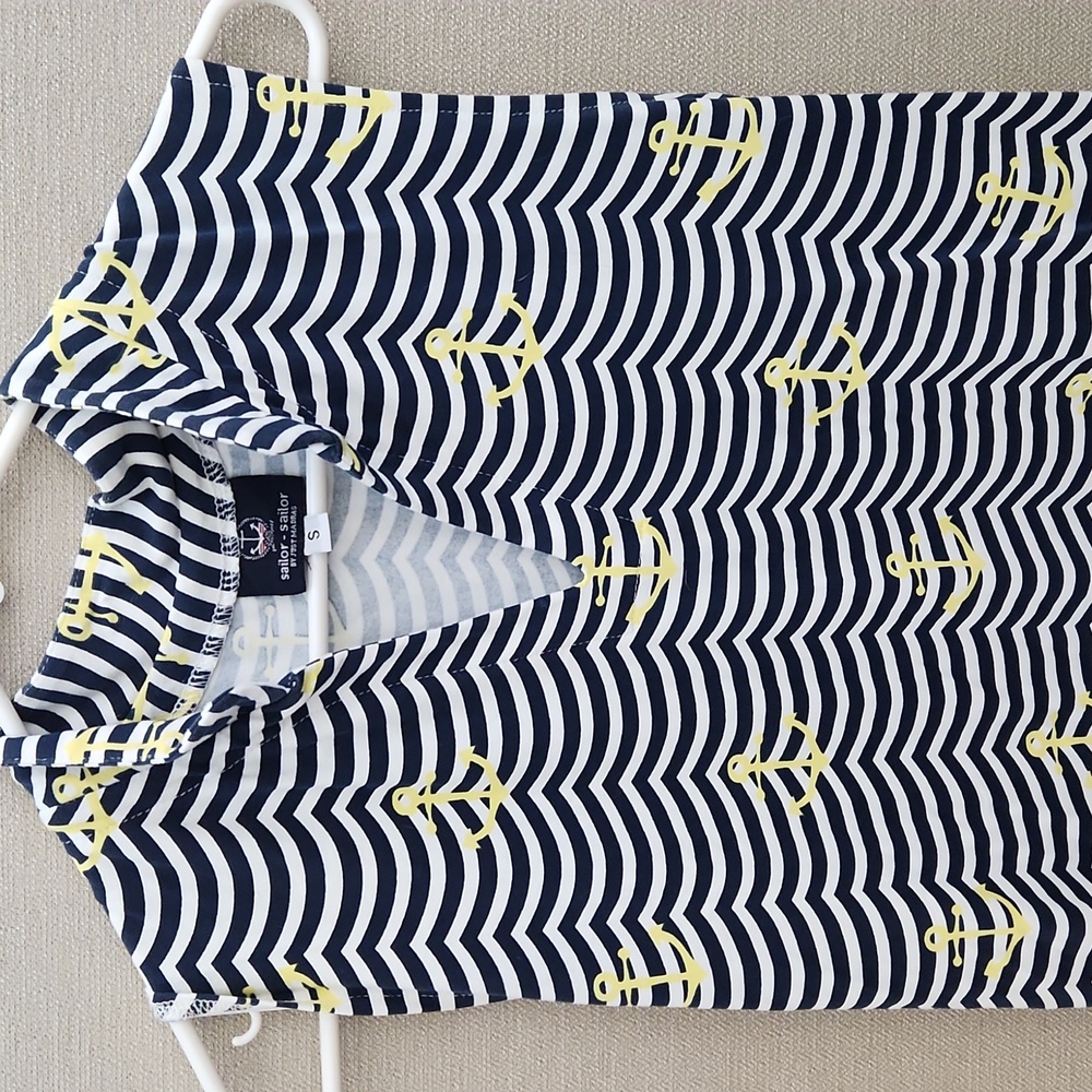 Sailor - Sailor By Just Madres Seaport Shift Dress Size Small - Picture 3 of 14